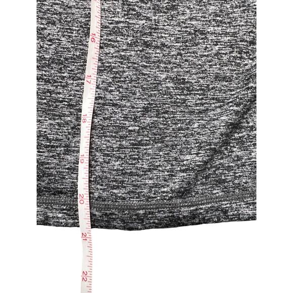 Athleta Uptempo Short Cropped Hoodie heathered charcoal Grey Size Medium - Picture 5 of 10